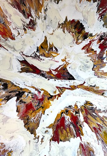 White shows willingness for change di Felix Günther, Pittura in vendita su Singulart