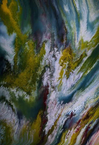 Forest after the rain by Felix Günther, Painting for Sale on Singulart