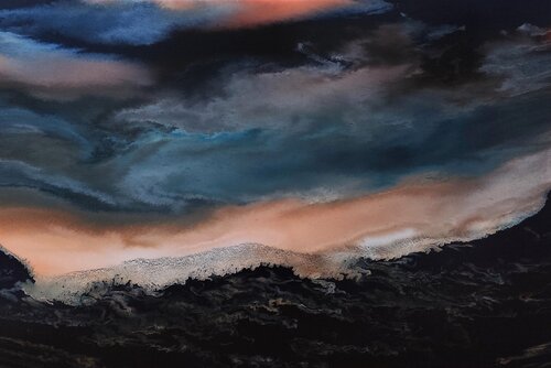 Border of light and darkness di Felix Günther, Pittura in vendita su Singulart