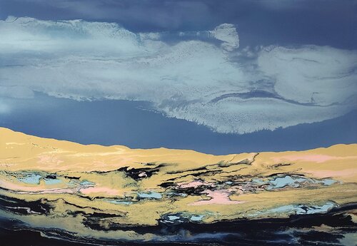 Under the big cloud by Felix Günther, Painting for Sale on Singulart