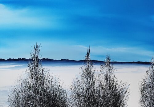 Quiet winter season by Felix Günther, Painting for Sale on Singulart