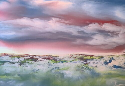 Colorful expanse par Felix Günther, Peinture en vente sur Singulart