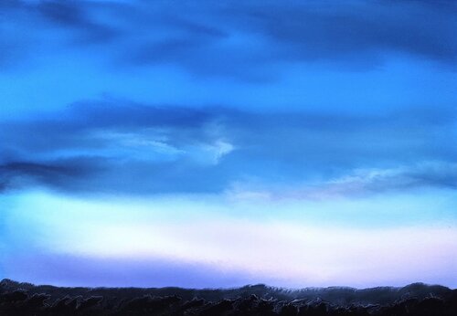 Breathing sky de Felix Günther, Pintura a la venta en Singulart