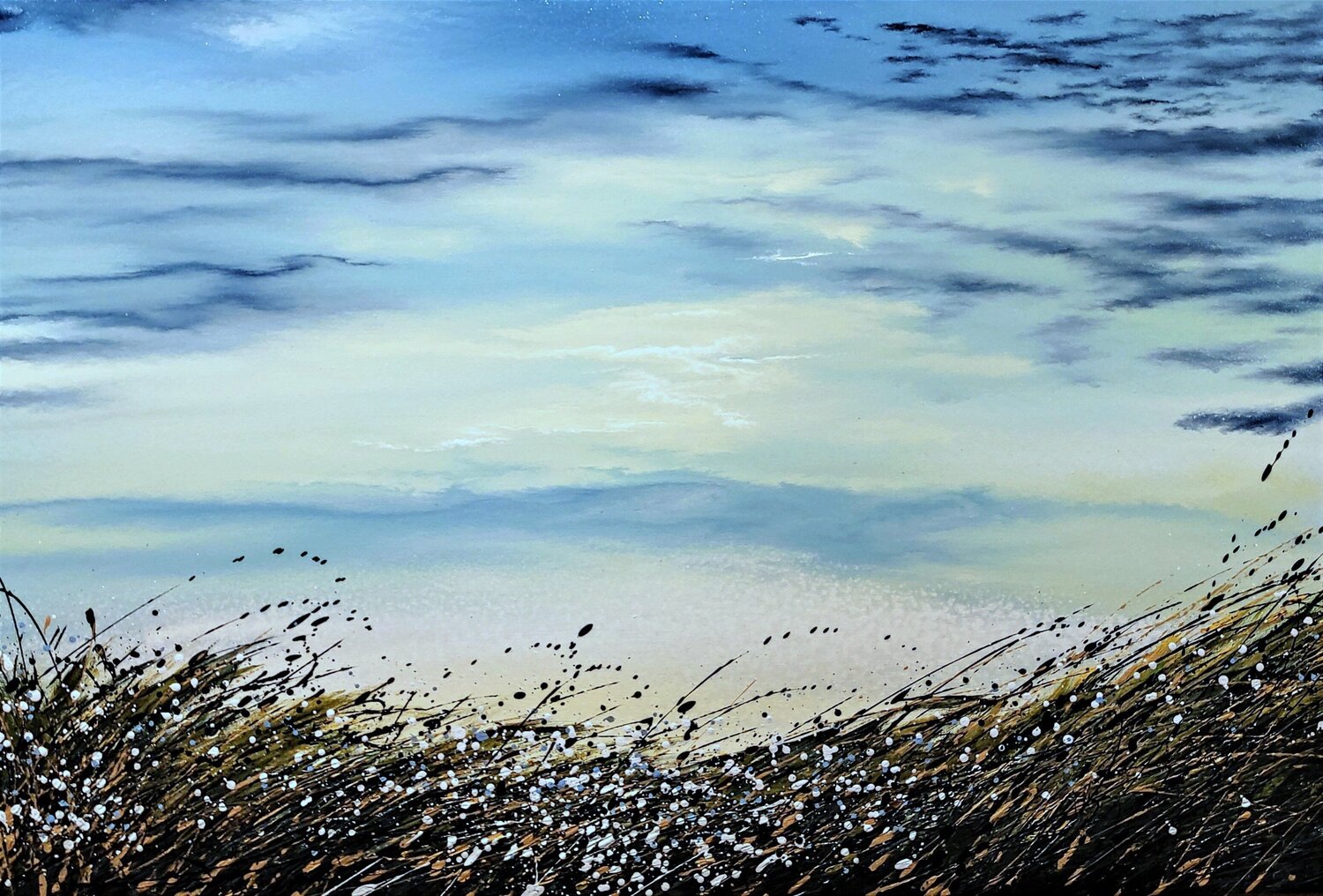 Glimpse into the future Felix Günther Original painting for sale