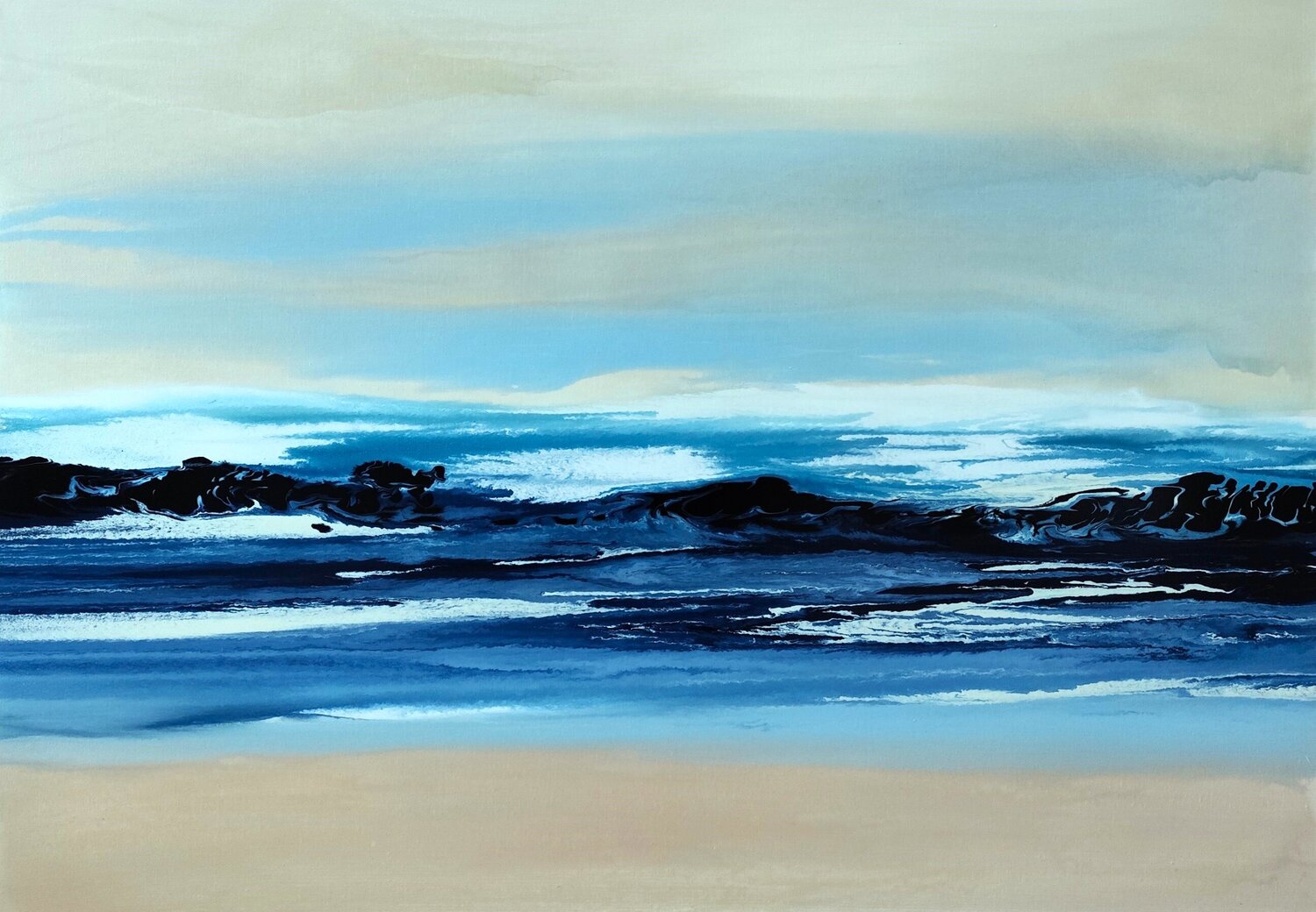 Equanimity Felix Günther Original painting for sale