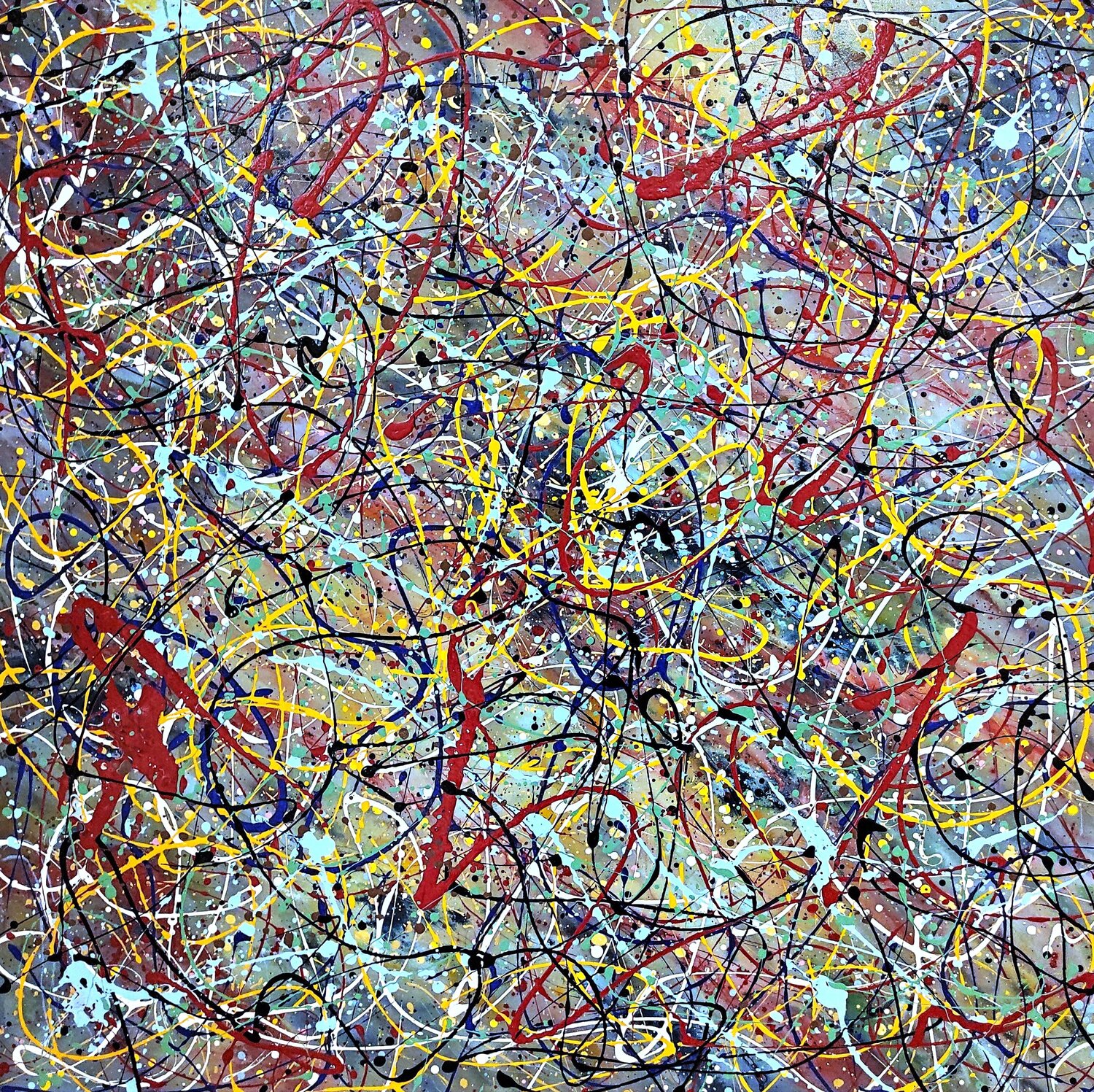 Number one Felix Günther Original painting for sale