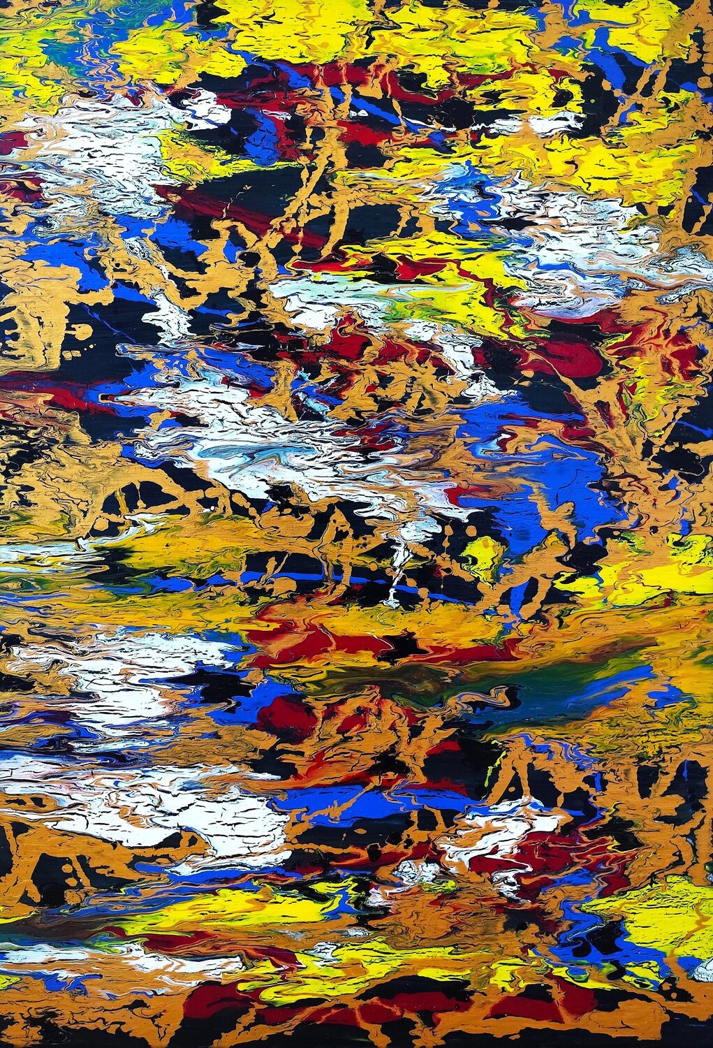 Happiness is always there Felix Günther Original painting for sale