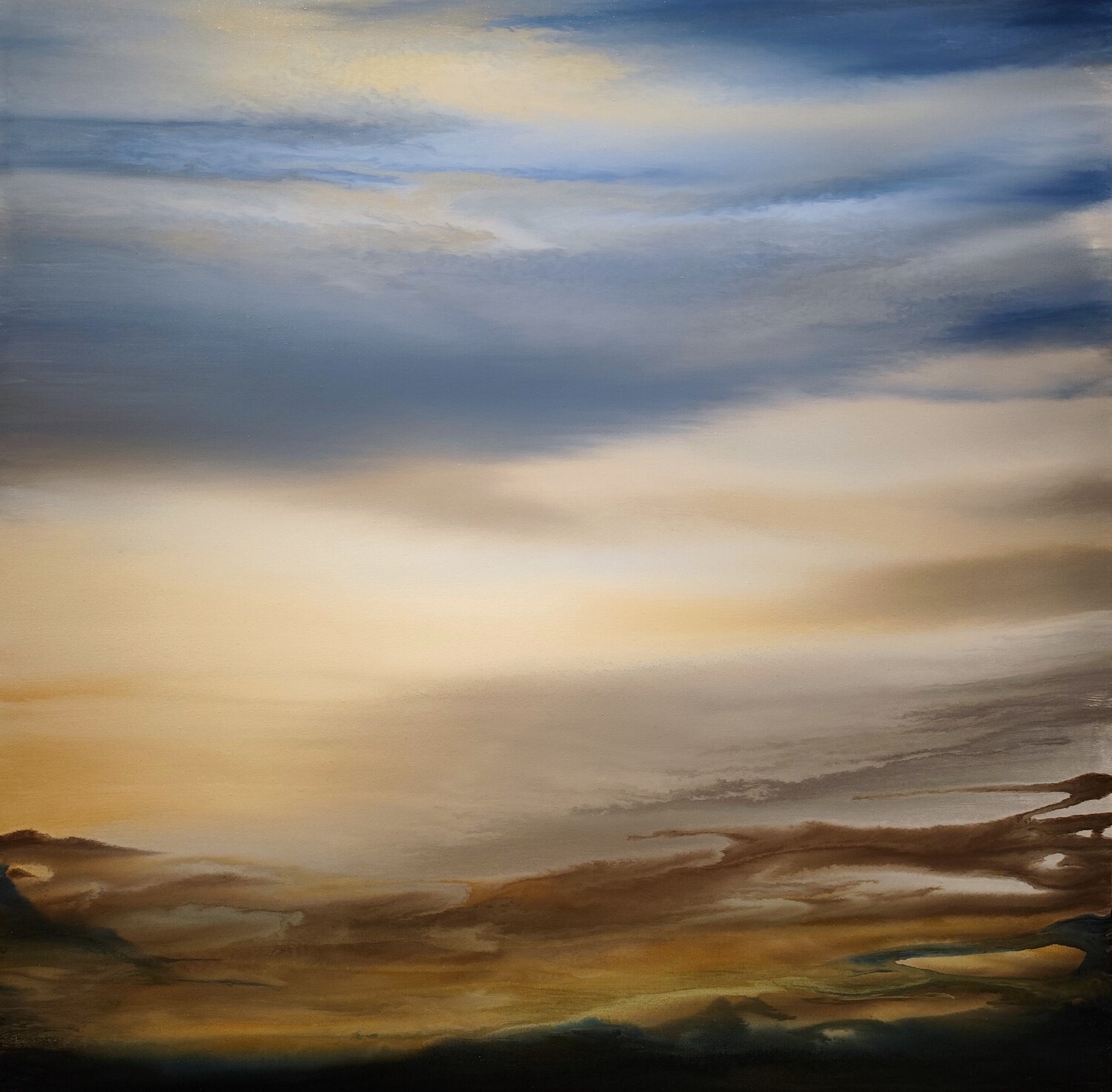 Wanderings of the soul Felix Günther Originalgemälde zu verkaufen