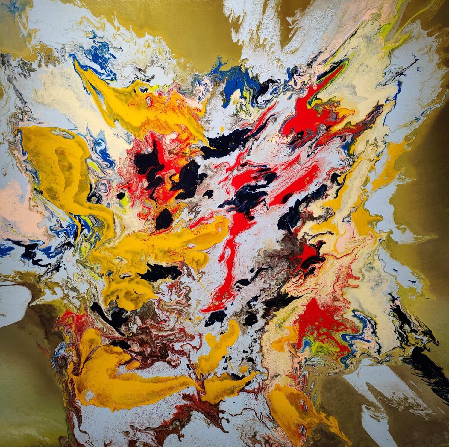 Our life is like a color palette by Felix Günther (2025) : Painting ...