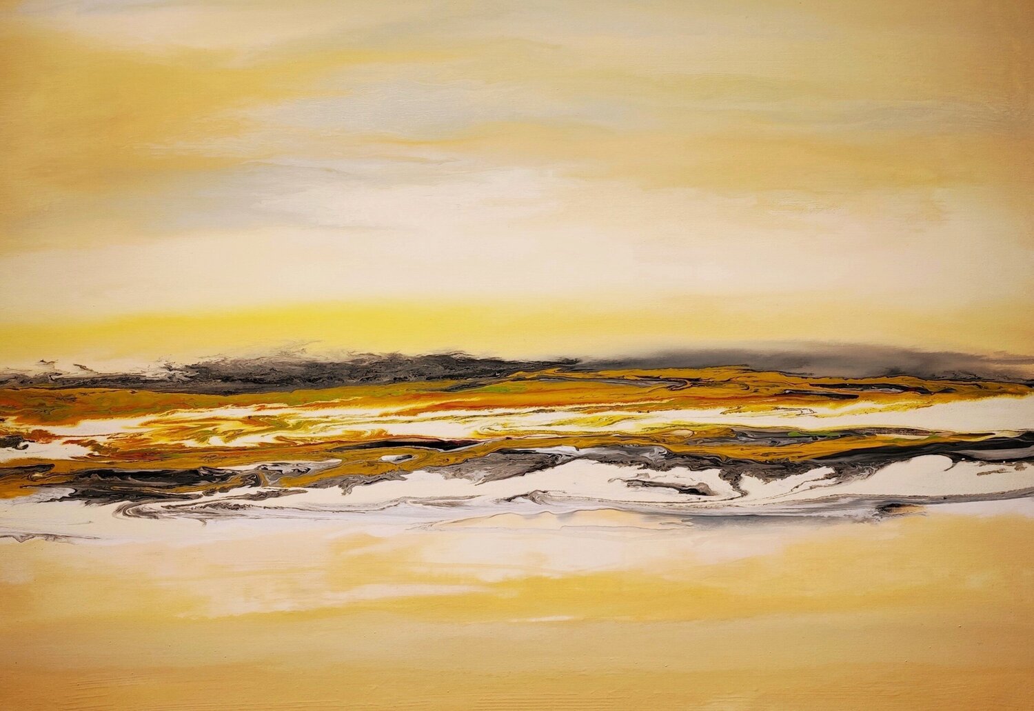 In the color of the sun Felix Günther Originalgemälde zu verkaufen