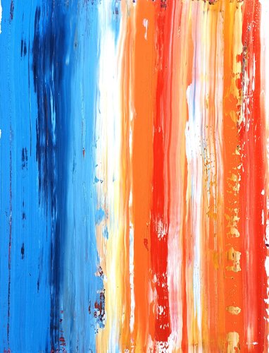 ZEN MEETS OIL – ÖL AUF PAPIER - Nr. 14 de Tanja Hoffmann, Pintura a la venta en Singulart