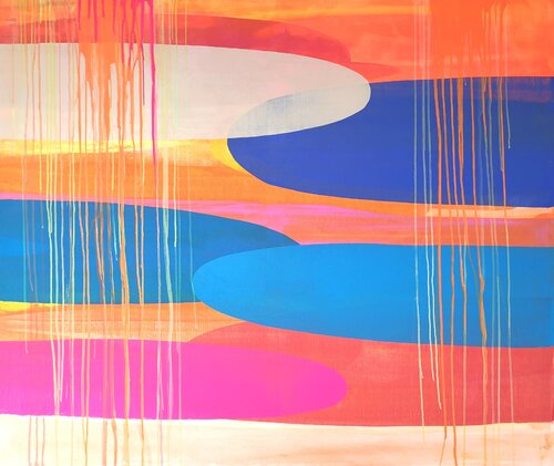 Zenpolychromo 18 par Tanja Hoffmann, Peinture en vente sur Singulart