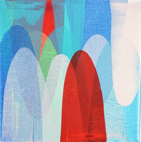 Zenpolychromo Mini 4 par Tanja Hoffmann, Peinture en vente sur Singulart