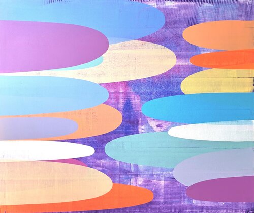 Zenpolychromo 31 par Tanja Hoffmann, Peinture en vente sur Singulart