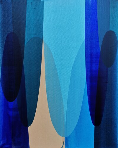 Zenpolychromo 60 par Tanja Hoffmann, Peinture en vente sur Singulart