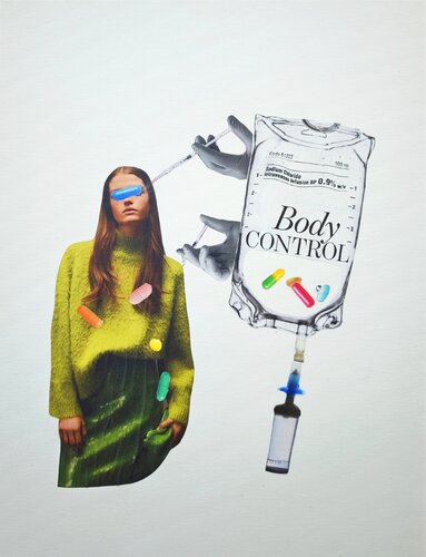 Mensch, Identität, Fragment Nr. 17 - Control par Tanja Hoffmann, Autres supports en vente sur Singulart