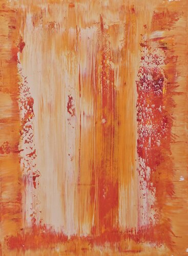 ZEN MEETS OIL – ÖL AUF PAPIER - Nr. 5 de Tanja Hoffmann, Pintura a la venta en Singulart