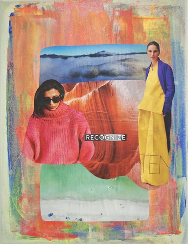 Mensch, Identität, Fragment Nr. 3 - Recognize par Tanja Hoffmann, Peinture en vente sur Singulart