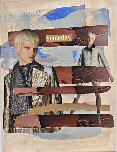 Mensch, Identität, Fragmente Nr. 21 - Someday par Tanja Hoffmann, Peinture en vente sur Singulart