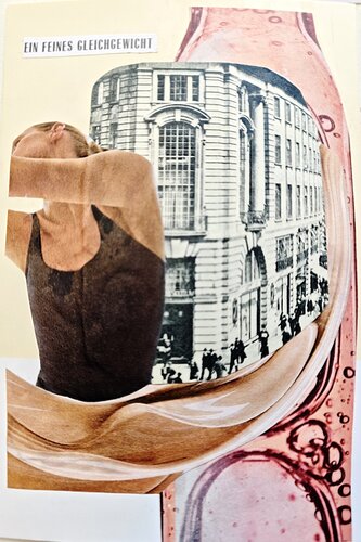 Fragmente des Seins Nr. 9 - Ein feines Gleichgewicht par Tanja Hoffmann, Œuvre sur papier en vente sur Singulart
