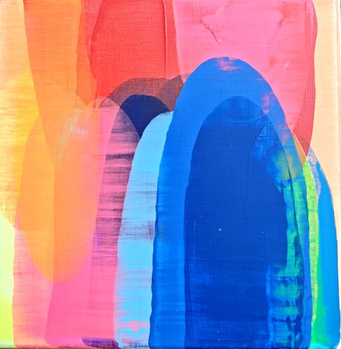 Zenpolychromo Mini 56 par Tanja Hoffmann, Peinture en vente sur Singulart