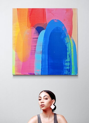 Zoom Nr. 2 - Zenpolychromo par Tanja Hoffmann, Digital en vente sur Singulart