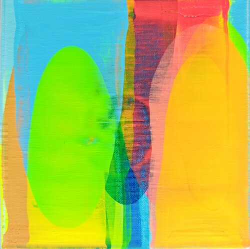 Zenpolychromo Mini Nr. 102 par Tanja Hoffmann, Peinture en vente sur Singulart