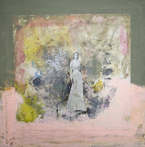 Mensch, Identität, Fragment Nr. 28  - Traumtänzerin par Tanja Hoffmann, Peinture en vente sur Singulart