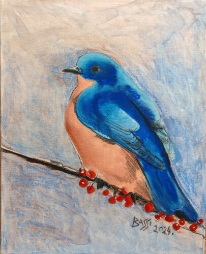 The Day in Red Abudance van Andrea Bassi, Schilderij te koop op Singulart