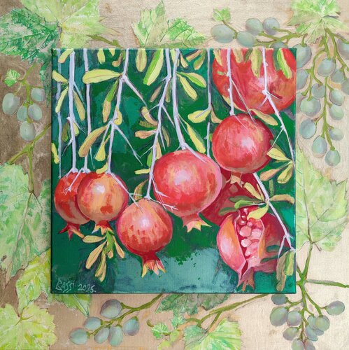 The scent of autumn, the sweet aroma of abundance von Andrea Bassi, Malerei kaufen auf Singulart