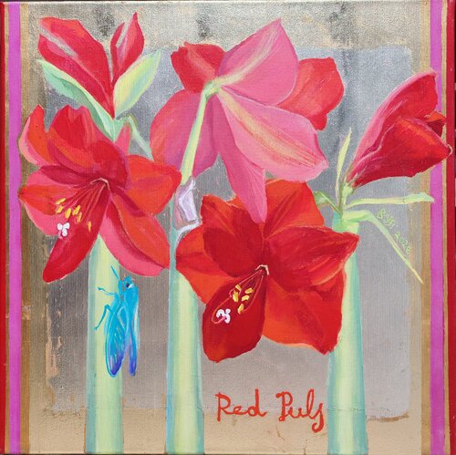Red, the Color of Love van Andrea Bassi, Schilderij te koop op Singulart
