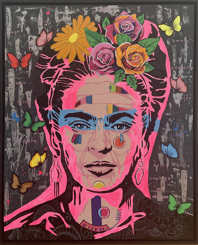 frida que calor von benoit martin, Malerei kaufen auf Singulart