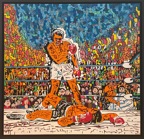 polygone von benoit martin, Malerei kaufen auf Singulart