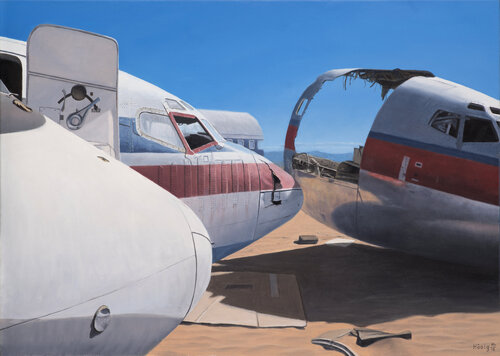 Boneyard III de Manfred Hönig, Pintura a la venta en Singulart