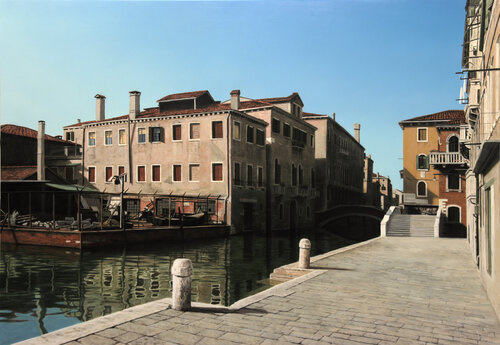 Venedig - Zeitlos de Manfred Hönig, Pintura a la venta en Singulart