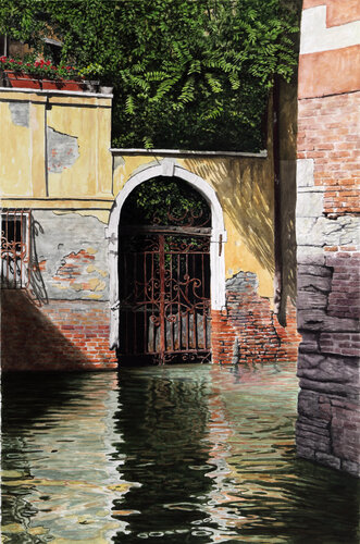 Venedig - Garten de Manfred Hönig, Pintura a la venta en Singulart