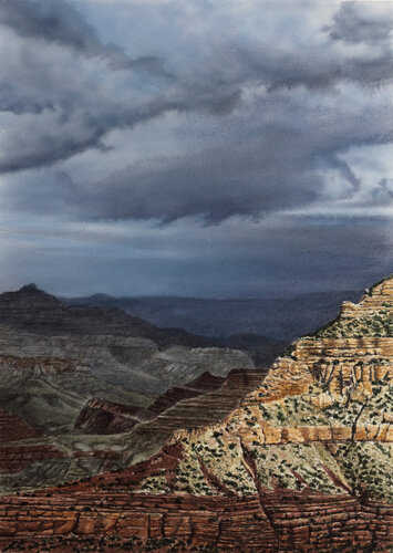 Grand Canyon II von Manfred Hönig, Malerei kaufen auf Singulart