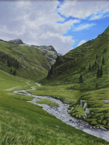 Bei Meran III van Manfred Hönig, Schilderij te koop op Singulart