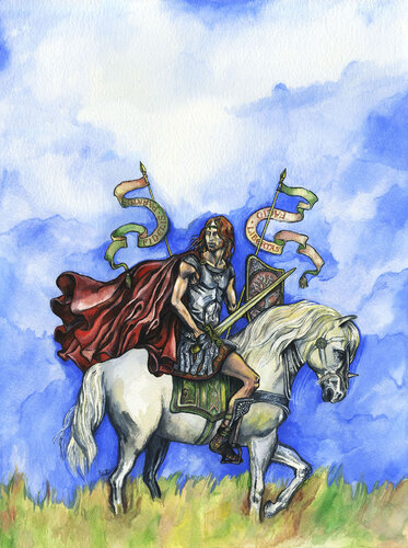King Arthur von Fanitsa Petrou, Malerei kaufen auf Singulart