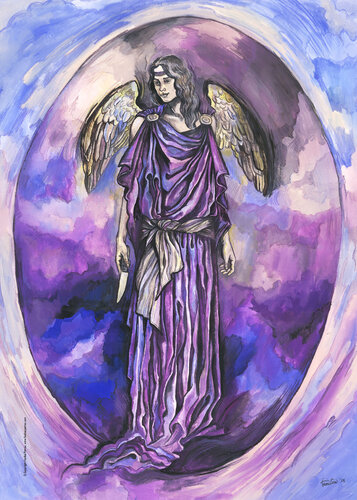 Archangel Zedkiel von Fanitsa Petrou, Malerei kaufen auf Singulart