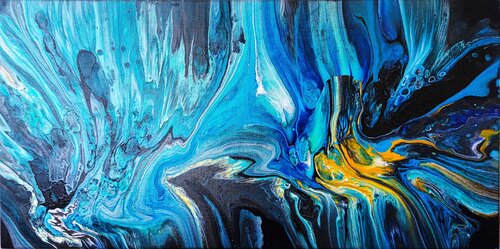 Aquatic - II van Fanitsa Petrou, Schilderij te koop op Singulart
