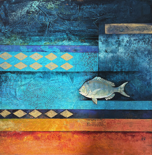 Ancient Sea von Fanitsa Petrou, Malerei kaufen auf Singulart