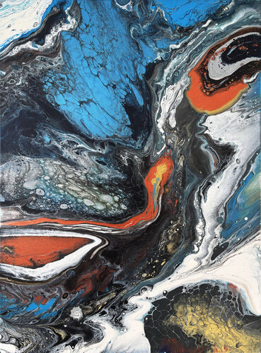 Fire on Water di Fanitsa Petrou, Pittura in vendita su Singulart