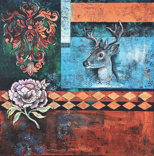 Whispers of the Forest von Fanitsa Petrou, Malerei kaufen auf Singulart