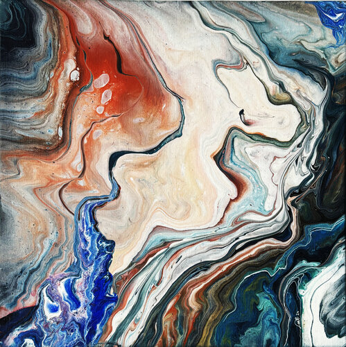 Misty Red by Fanitsa Petrou, 회화 for Sale on Singulart