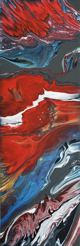 Fire and Water - I di Fanitsa Petrou, Pittura in vendita su Singulart
