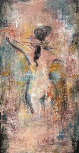 Nymph's Sanctuary von Fanitsa Petrou, Malerei kaufen auf Singulart