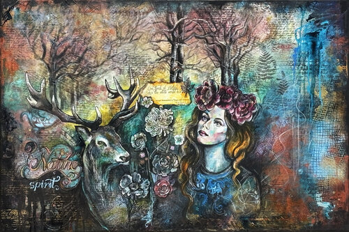 Whispers of the Forest von Fanitsa Petrou, Malerei kaufen auf Singulart