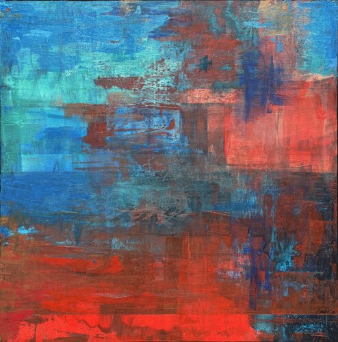 Crimson Tide di Fanitsa Petrou, Pittura in vendita su Singulart