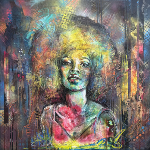 Electric Aura de Fanitsa Petrou, Pintura a la venta en Singulart